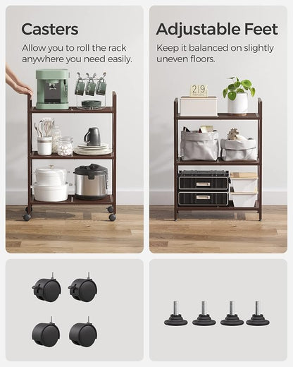 SONGMICS 3-Tier Metal Storage Rack - Image 7