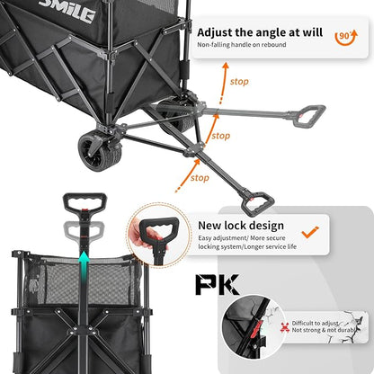 EchoSmile Collapsible Folding Wagon Cart - Image 6