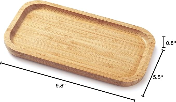 Bamboo Vanity Tray, Bathroom Counter Tray, Toilet Tank Top Tray - Image 9