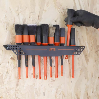SPTA Car Detailing Brush Holder Detail Brush Rack Detailing Brushes Organizer - Image 8