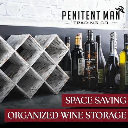 Penitent Man Wooden Wine Rack - Image 5
