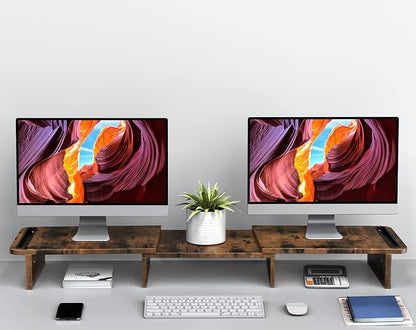 Zimilar Dual Monitor Stand Riser, Monitor Stand - Image 3