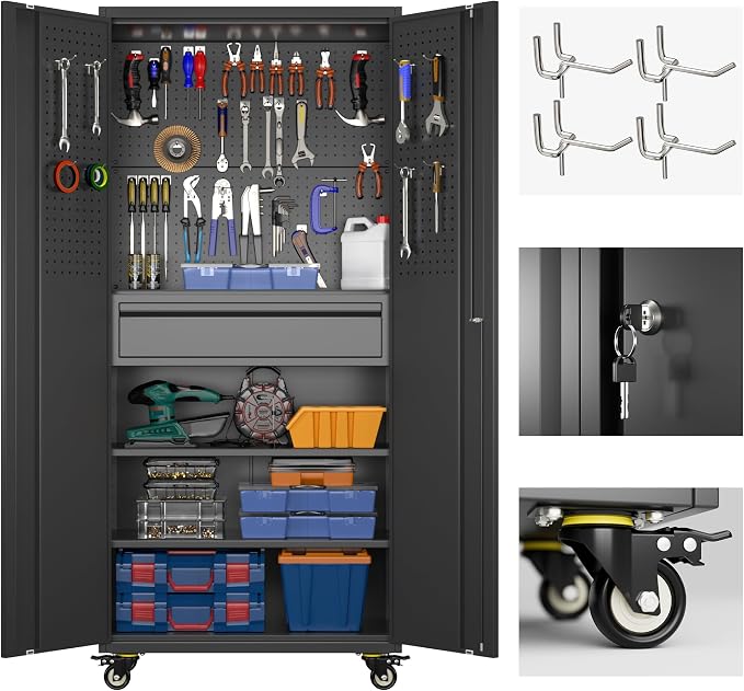 Aobabo Metal Storage Cabinet by Aobabo