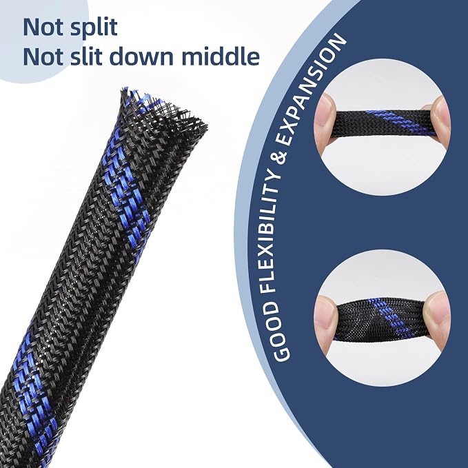 Braided Cable Sleeving, PET Expandable Braided Cable Sleeve, Flexible Mesh - Image 3