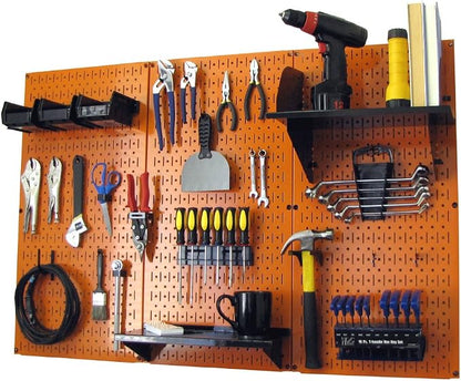 Wall Control 4 ft Metal Pegboard Standard Tool Storage Kit by Wall+Control