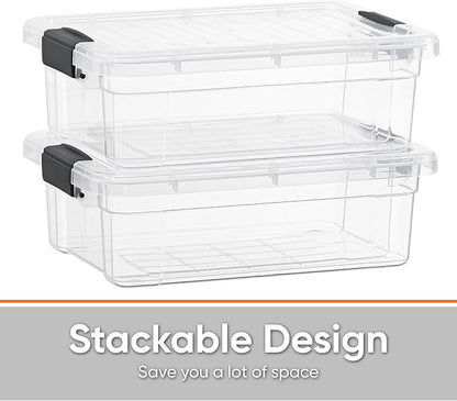 Superio Clear Storage Bins - Image 3