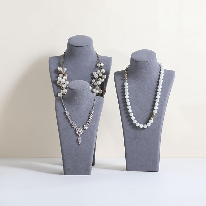GemeShou Grey necklace storage organizer - Image 2
