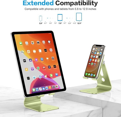 OMOTON Adjustable Tablet Stand for Desk, Upgraded Longer Arms for Greater - Image 2
