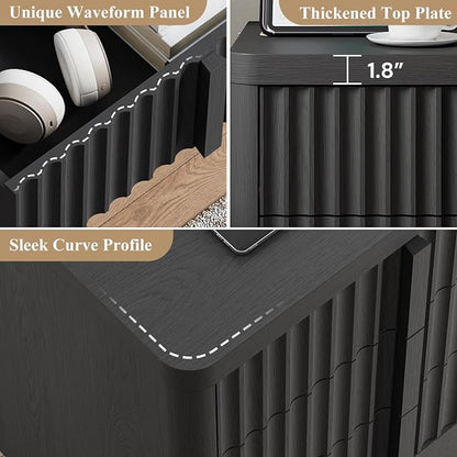 Fluted Dresser for Bedroom, Modern Chest of Drawers - Image 7