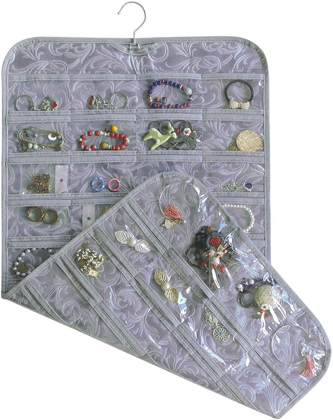 BB Brotrade Hanging Jewelry Organizer, Accessories Organizer, 80 Pocket - Image 2