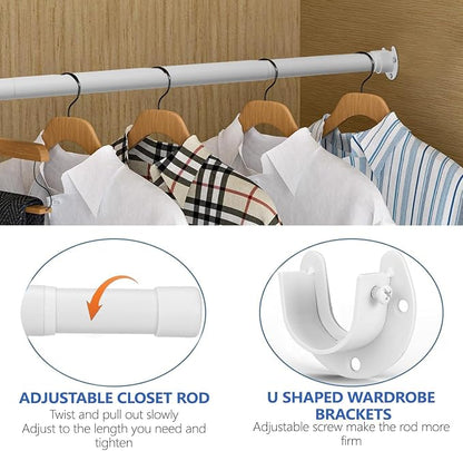 Closet Rod, 17 to 68Inch Closet Rods - Image 3
