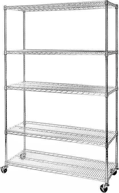 Seville Classics UltraDurable Heavy Duty NSF Solid Steel Wire Rack Storage Unit by SevilleClassics