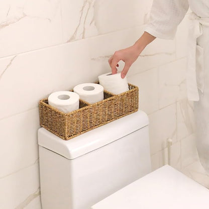 myHomeBody Wicker Basket With 3 Compartments, - Image 7