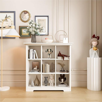 Wooden Cube Shelf Bookcase - Image 4