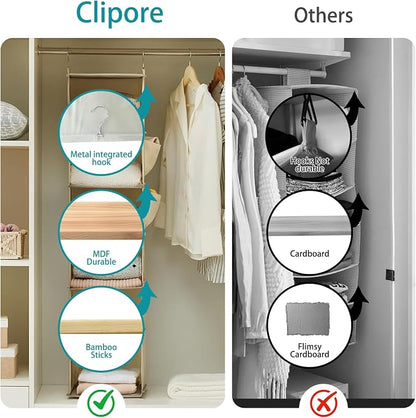 Hanging Closet Organizer 6-Shelf, and Accessories, Closet Organizers and Storage - Image 3