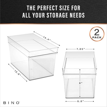 BINO | Plastic Storage Bins, Large - Image 3