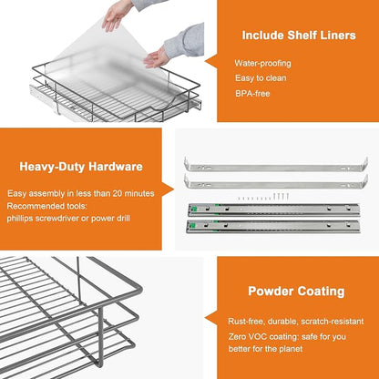 ALINE FURNITURE Pull Out Shelves - Image 5