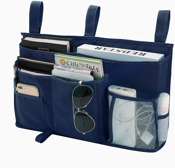 Bseash Bunk Bed Organizer, Bedside Caddy Hanging Bed Organizer Storage Bag 8 by Bseash