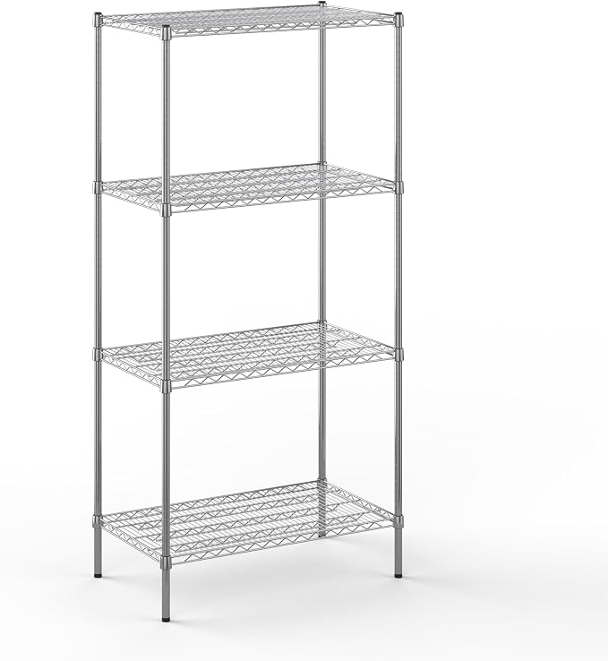 21" Deep x 36" Wide x 74" Height Wire Shelving Kit | 4-Tier | NSF Commercial by Regal+Altair