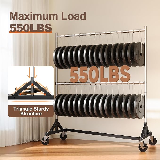 HOKEEPER Z Rack for Clothing Heavy Duty Clothes Rack Hold 550 LBS Commercial - Image 2