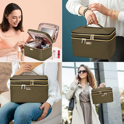 8.8L Double Layer Travel Makeup Bag - Image 6