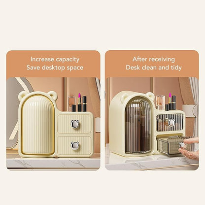 Makeup Organizer, Large Capacity Cosmetic Display Case - Image 5