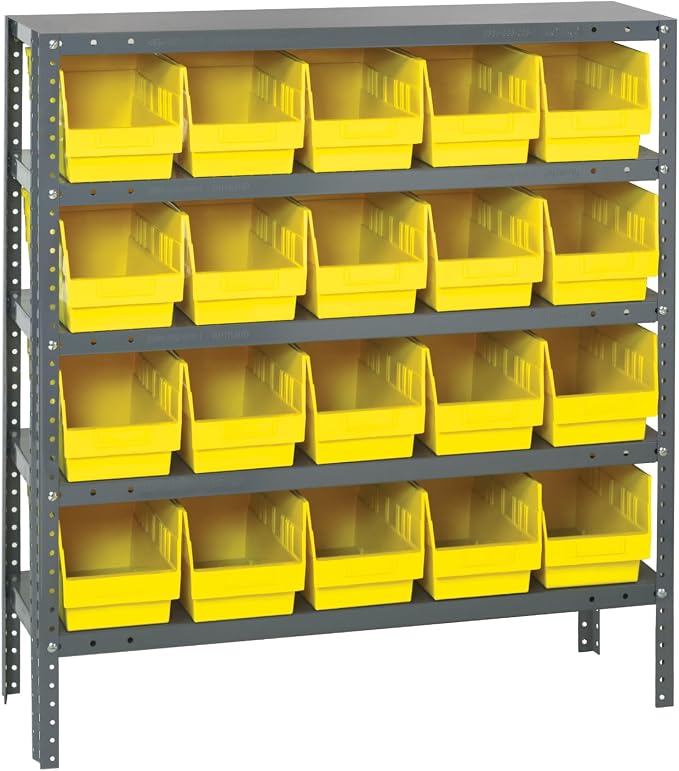 Quantum Storage Systems 1239-202YL Store More Steel Shelving Unit by QuantumStorageSystems
