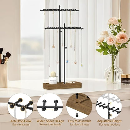 MODOWEY Necklace Holder Organizer Stand - Image 5