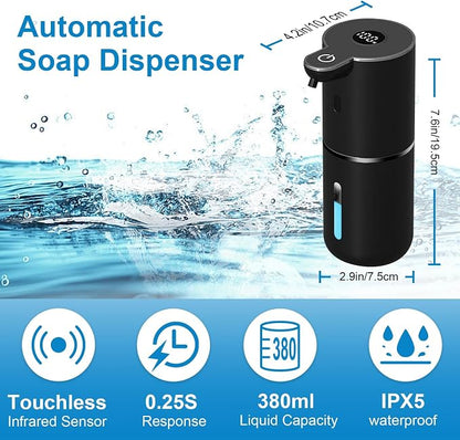 Automatic Liquid Soap Dispenser Touchless, USB Rechargeable Smart Hand Soap - Image 2
