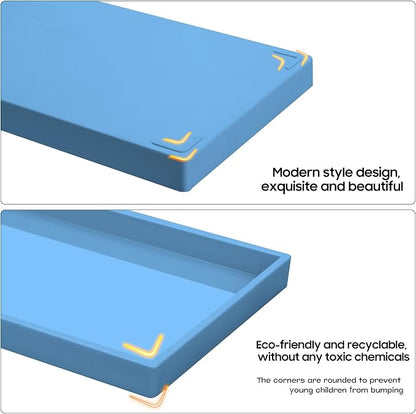 Vanity and Bathroom Tray, 7.7" ABS Countertop Organizer, Waterproof Vanity Tray - Image 7