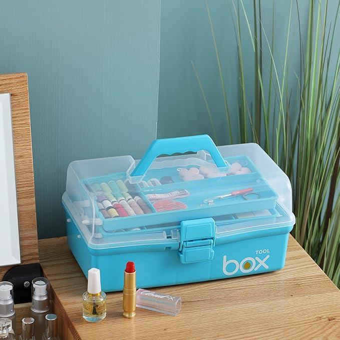 12'' Three-Layer Clear Art Box Organizer - Image 5