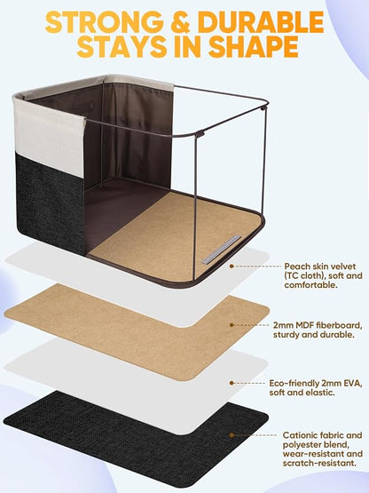 BALEINE 2 Pack Fabric Storage Bins - Image 3