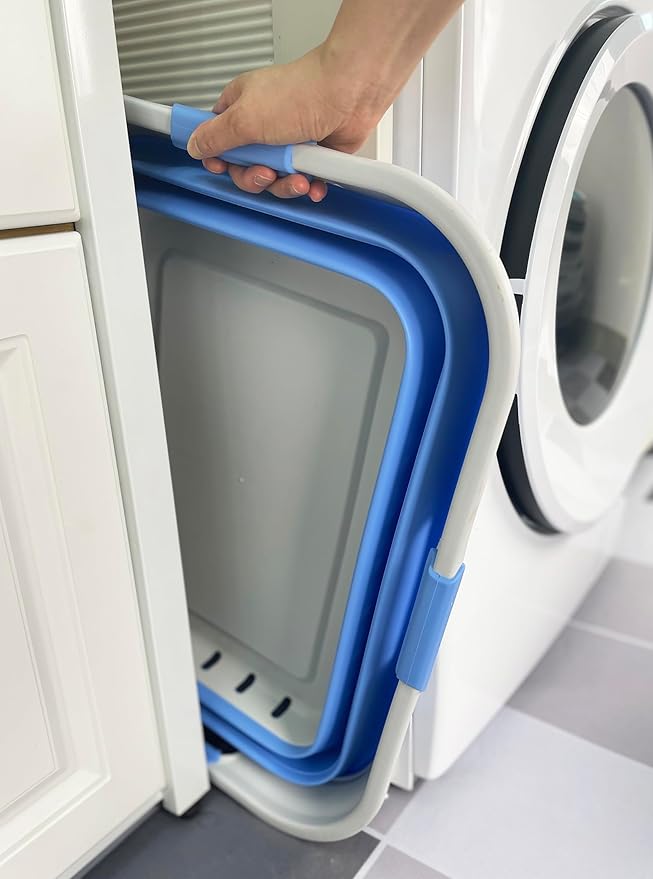 SAMMART 42L Collapsible Plastic Laundry Basket - Image 5