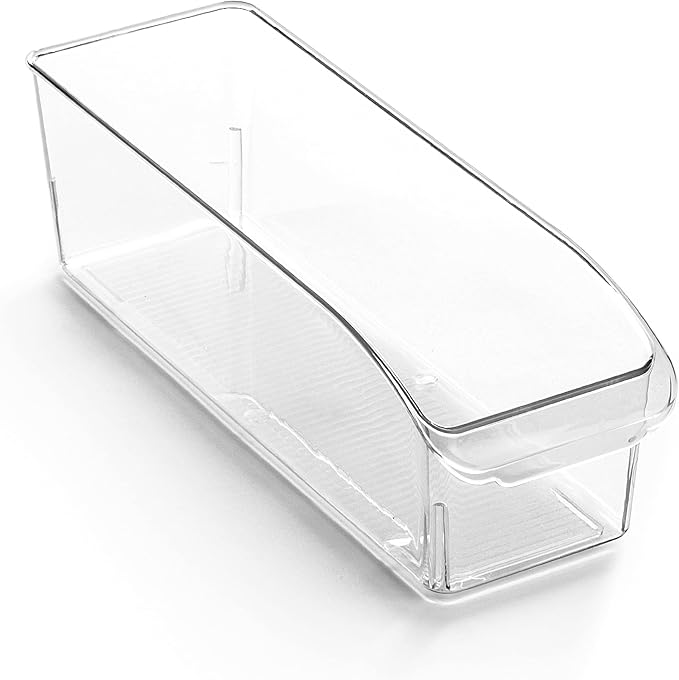 BINO | Plastic Storage Bins, Small | THE CURVE COLLECTION | Multi-Use Organizer by BINO