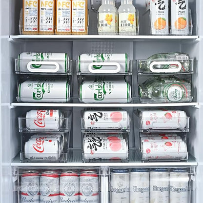 Xicennego Upgrade 2-Tier Rolling Soda Can Storage Organizer - Image 2