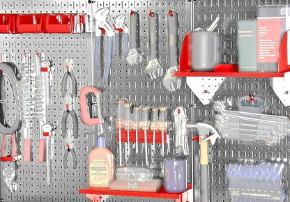 Wall Control 30WRK400GVR 4-Feet Metal Pegboard Standard Tool Storage Kit - Image 4