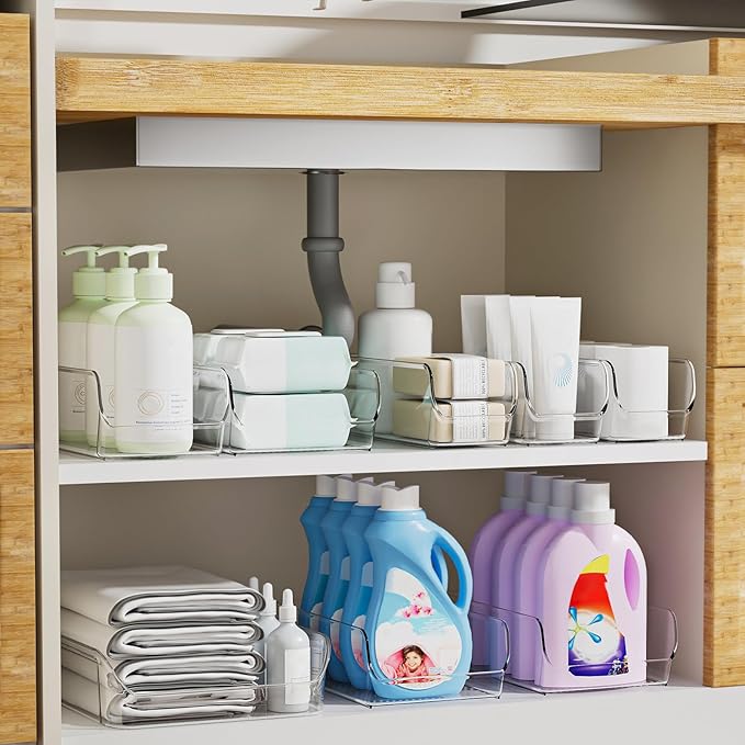 Ettori Set of 4 Clear Storage Bins - Image 6