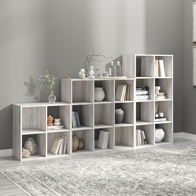 Signature Design by Ashley Paxberry Coastal 4 Cube Storage Organizer or Bookcase - Image 5