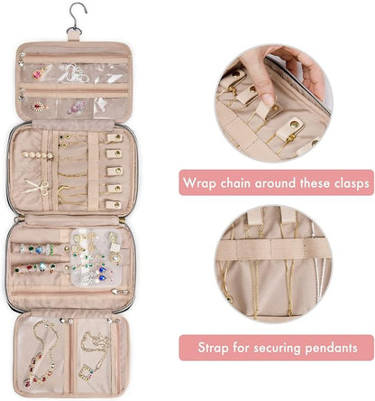 SFYBYHEART Travel Jewelry Organizer Case, Jewelry Travel Bags - Image 4