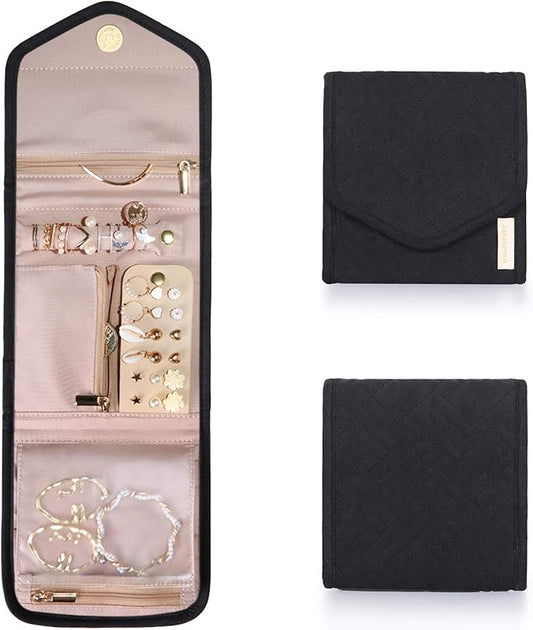 BAGSMART Travel Jewelry Organizer Case Foldable Jewelry Roll by BAGSMART