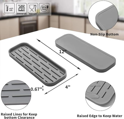 Silicone Kitchen Sink Organizer Tray - Image 2