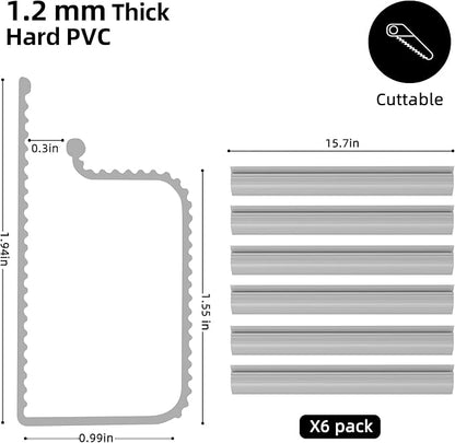 YECAYE 94.2 in Cable Management Under Desk, Easy Install Adhesive Mount Cord - Image 5