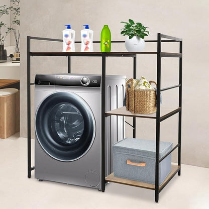 3 Tier Washing Machine Shelf, Over The Washer and Dryer Storage Shelves Space - Image 3
