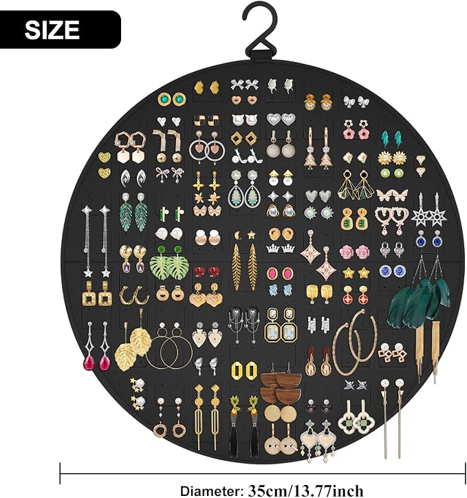 Earring Organizer, Hanging Earring Holder Holds Up to 128 Pairs, Stud Earring - Image 4