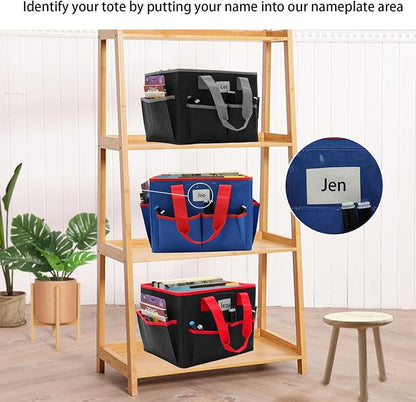 Cupohus Extra Large Art Organizer Craft Storage Tote Bag - Image 2