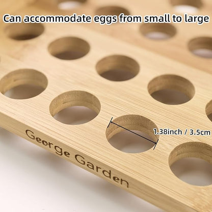 Bamboo Egg Holder Countertop - Image 5