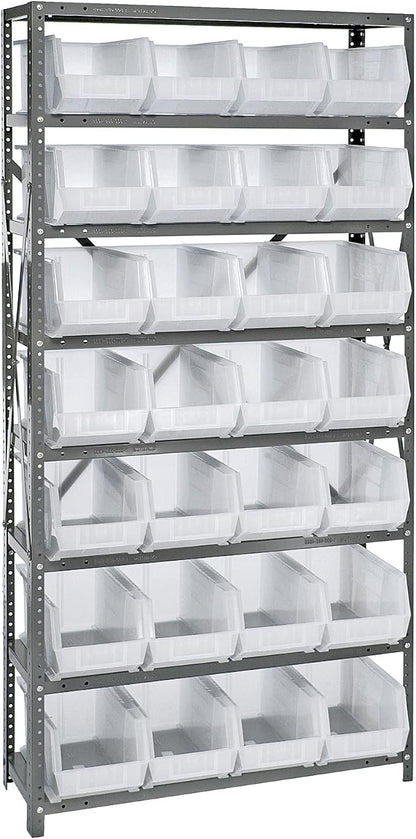 Quantum Storage Systems QSBU-240CL Giant Open Hopper Steel Shelving System by QuantumStorageSystems