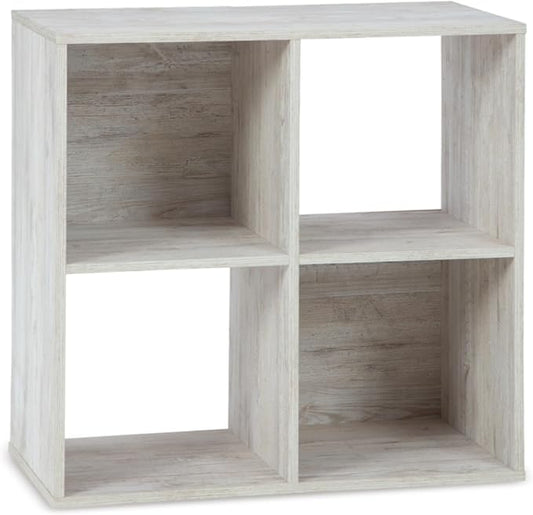 Signature Design by Ashley Paxberry Coastal 4 Cube Storage Organizer or Bookcase by SignatureDesignbyAshley