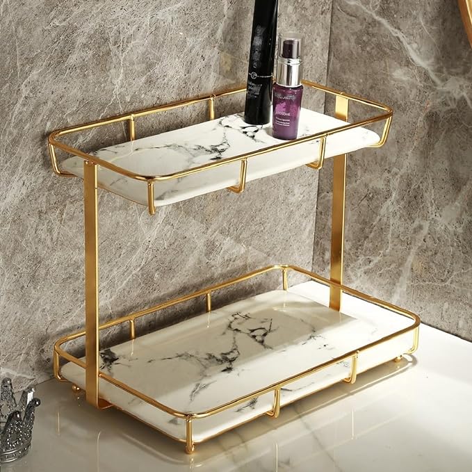 Bathroom Organizer Countertop Perfume Organizer Makeup Organizer Cosmetics by Dobbyby