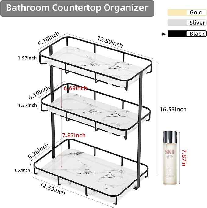 Bathroom Organizer Countertop Perfume Organizer Makeup Organizer Cosmetics - Image 4